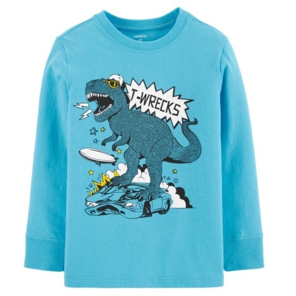 Carter's Other - NWT Carter's T-Rex Graphic Long Sleeve Tee